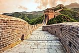 The Great Wall of China is one the seven wonders of the world
