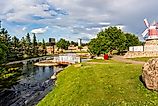Beautiful view of the Scandinavian Heritage Association Park in Minot, North Dakota. Image credit: Victoria Ditkovsky / Shutterstock.com.