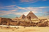 The Sphinx and the Pyramids of Egypt.