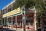Rustic antique mall in the town of Kerrville, Texas. Editorial credit: travelview / Shutterstock.com
