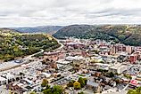 The Town Of Johnstown Pennsylvania From The Highest Poin