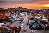 Aerial view of Blowing Rock, North Carolina. Image credit Jeffery Scott Yount via Shutterstock