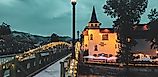 Helen, Georgia home to one of the most alpine inspired small towns in the US. Editorial credit: AshleyGary / Shutterstock.com