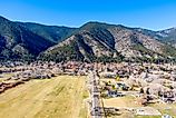 Overlooking Genoa, Nevada, in the Carson Valley.