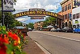 Main Street in Golden, Colorado. Image credit: Framalicious / Shutterstock.com.