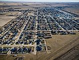 Aerial View of Watrous, Saskatchewan