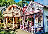 Gingerbread houses in Oak Bluffs, Massachusetts. Image credit JTTucker via Shutterstock