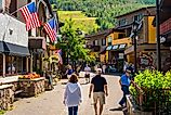 Vail, Colorado: Ski resort village in summer time, via Alex Cimbal / Shutterstock.com