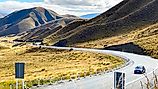 Lindis Pass in New Zealand. Editorial credit: slyellow / Shutterstock.com