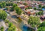 Salida, Colorado is a Tourist Town on the Arkansas river popular for white water rafting.
