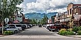 Mainstreet in Whitefish still has a smalltown feel to it. The town attracts many tourists in summer and winter. Editorial credit: Beeldtype / Shutterstock.com