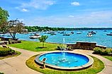 Beautiful scenery on the Skaneateles Lake, one of the Finger Lakes. Editorial credit: PQK / Shutterstock.com