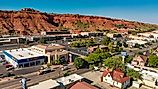 Aerial view of St. George, Utah. Editorial credit: GagliardiPhotography via Shutterstock.com