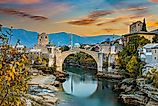 Mostar, in Bosnia and Herzegovina, is renowned for its well-preserved Ottoman architecture. (Credit: Kadagan via Shutterstock)