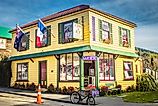 Unique shop in Akaroa, New Zealand.