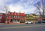 Downtown street in Haddonfield, New Jersey. Image credit EQRoy via Shutterstock