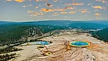 Grand Prismatic Spring at Yellowstone National Park. 