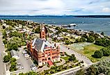 View of Port Townsend Washington from Puget Sound.