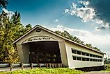 Big Darby Creek Covered Bridge, Union County, Ohio.