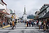 Downtown Sitka, Alaska. Image credit Jeff Whyte via Shutterstock