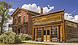 Hotel Meade in the old gold mining settlement, Bannack State Park, Montana. Image credit: Rob Crandall / Shutterstock.com. 