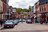Historical Main Street in Galena, Illinois. Editorial credit: Nejdet Duzen / Shutterstock.com