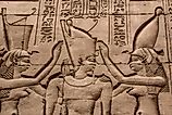 The crowning of Ptolemy IV.
