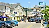 Main Street in Mystic, Connecticut. Image credit Actium via Shutterstock