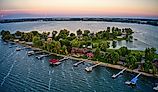 Aerial View of Lake Madison, South Dakota