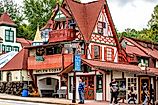 Traditional Bavarian-style building on Main Street in Helen, Georgia, USA. Editorial credit: Kristi Blokhin / Shutterstock.com