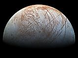 Visualization of Europa. NASA / Jet Propulsion Lab-Caltech / SETI Institute, Public domain, via Wikimedia Commons