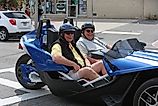 Smiling recreators at the annual Americade motorcycle rally (2017). Image: user a katz - Shutterstock