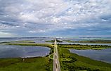 Bay Bridge, Spanish Fort, Mobile Bay region, Alabama.