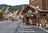 Downtown street Jackson, Wyoming. Image credit f11photo via Shutterstock