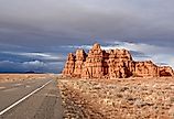 Drive through the scenic Byway 12 in Utah, USA