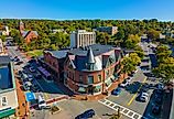 Vernon Street in town of Winchester, Massachusetts.