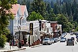 Rustic buildings along Broad Street in Nevada City, California. Image credit Frank Schulenburg, CC BY-SA 4.0 , via Wikimedia Commons