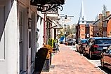 Historic downtown of Lexington, Virginia