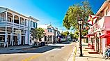 street view in the beautiful town of Key West, Florida