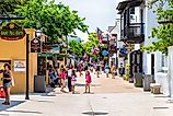 St George Street in St. Augustine, Florida. Editorial credit: Andriy Blokhin / Shutterstock.com.