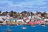 Boats in Lunenburg, Nova Scotia.