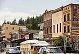 Afternoon sunlight shines on historic downtown Truckee, California. Image credit Matt Gush via Shutterstock