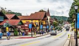 The Main Street in Helen, Georgia. Image credit Kristi Blokhin via Shutterstock
