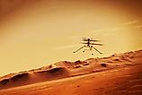 A helicopter for exploring Mars. (Credit: Artsiom P via Shutterstock)