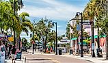 Downtown street in Tarpon Springs, Florida. Image credit Kristi Blokhin via Shutterstock