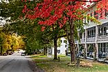 Storefront in Wallingford, Vermont. Editorial credit: Bob LoCicero / Shutterstock.com