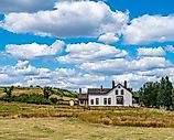 Fort Abraham Lincoln State Park near Mandan, North Dakota.