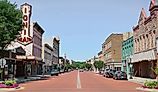 Downtown street in Ionia, Michigan. Image credit Fsendek via Shutterstock