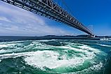Naruto Whirlpools in the Naruto Strait, Japan