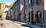 Historic Race Street in Jim Thorpe, Pennsylvania.